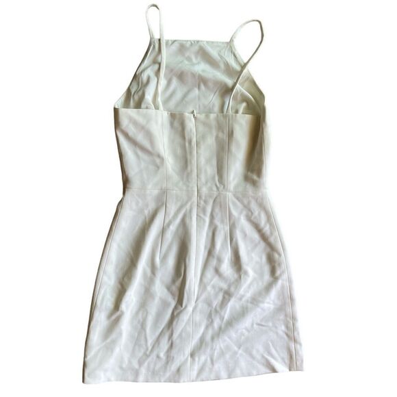 French Connection Whisper Light Square Neck Dress White Size 0 - Picture 11 of 14